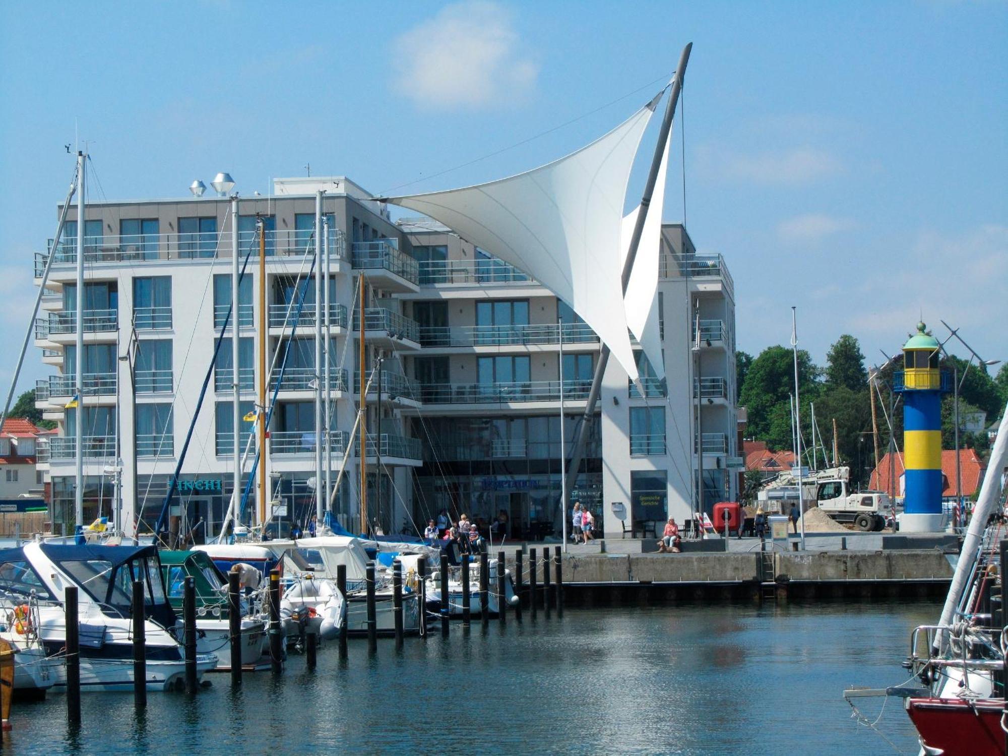 Apartment 12 - "Silbermoewe I" - Blickrichtung Yacht- Und Binnenhafenoffenes Meer 埃肯弗德 外观 照片